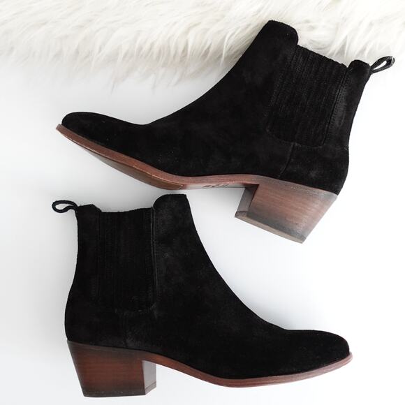 Thursday Boot Co Dreamer Bootie Black Suede - Picture 3 of 11